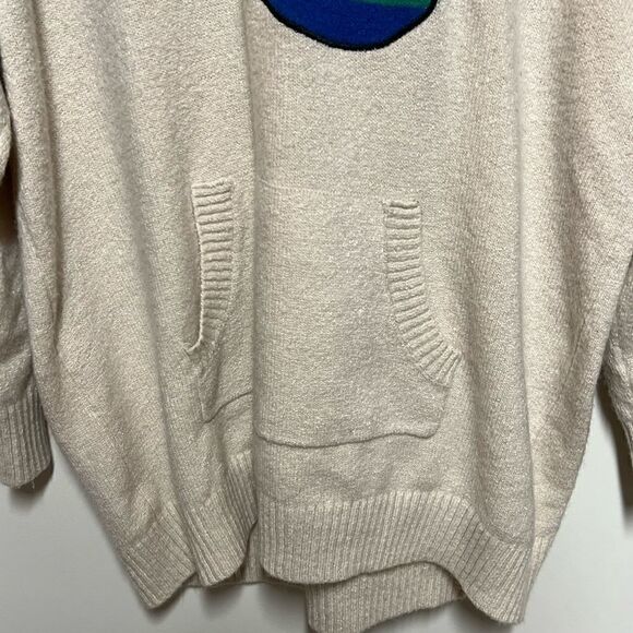 NWOT Torrid Rainbow Lips Oatmeal Raglan Hoodie Sz 2X - Picture 6 of 7